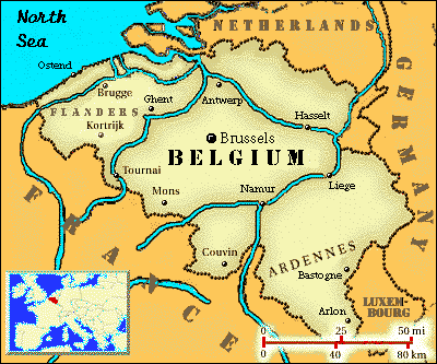 Lommel Belgium Map
